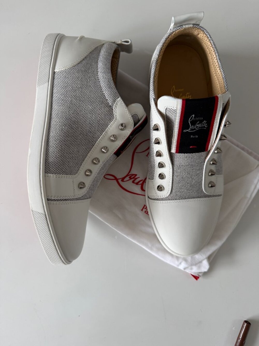 F.A.V Fique A Vontade Flat Sneakers — White/Blue